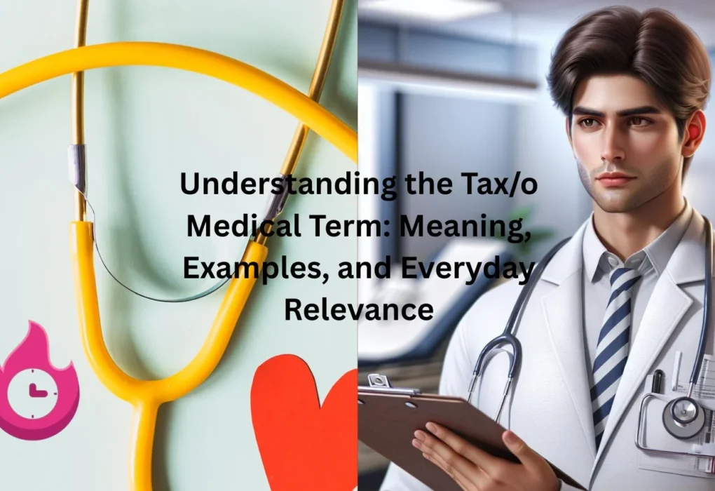 What Does Tax/O Mean in Medical Terms Explained
