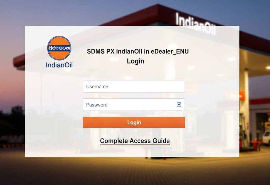 SDMS IndianOil Dealer Portal Guide & Login Help