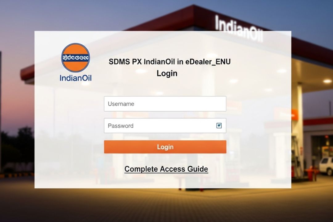 SDMS IndianOil Dealer Portal Guide & Login Help